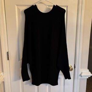 Elegant Black Knit Sweater